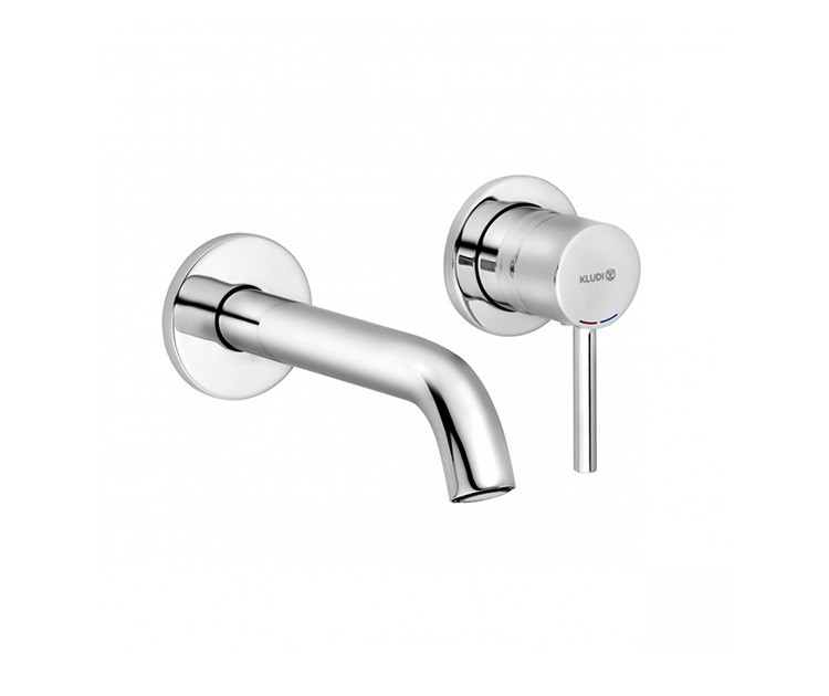 KLUDI BOZZ | concealed two hole wall mounted basin mixer