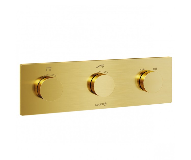 KLUDI-TRONIC | PUSHTRONIC electronic concealed thermostatic fitting